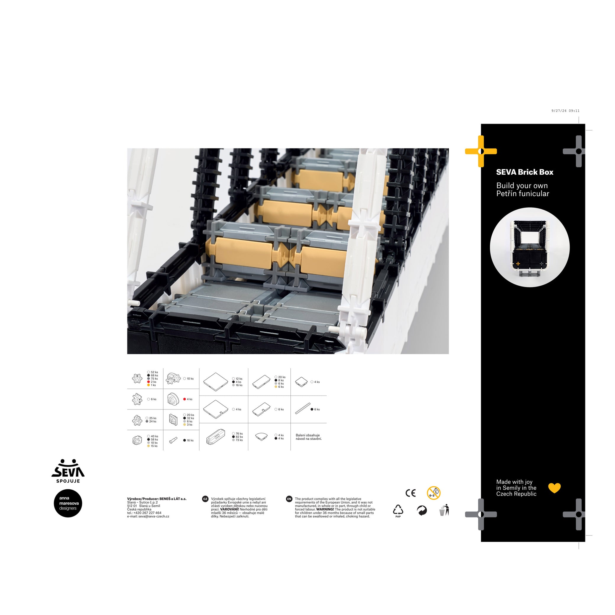 Petřín Funicular - Collectible SEVA Building System