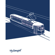 T3 Coupé - Art print inspired by the iconic Prague tram
