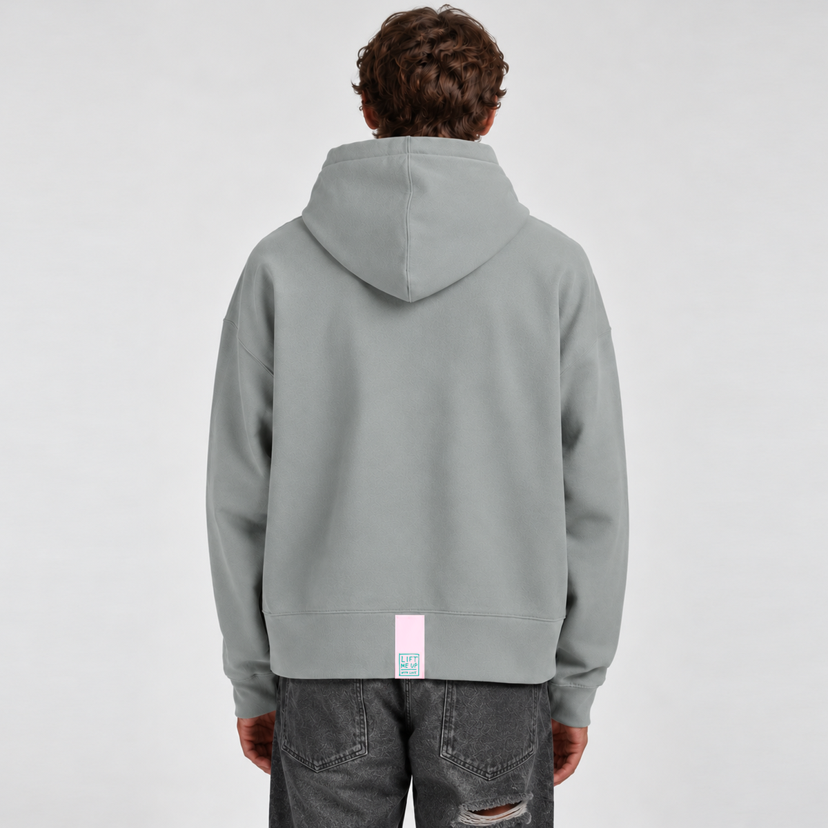 Lift Me Up – Unisex Misty Grey Petřín Funicular Hoodie