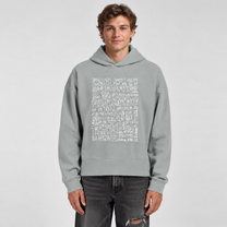 Lift Me Up – Unisex Misty Grey Petřín Funicular Hoodie