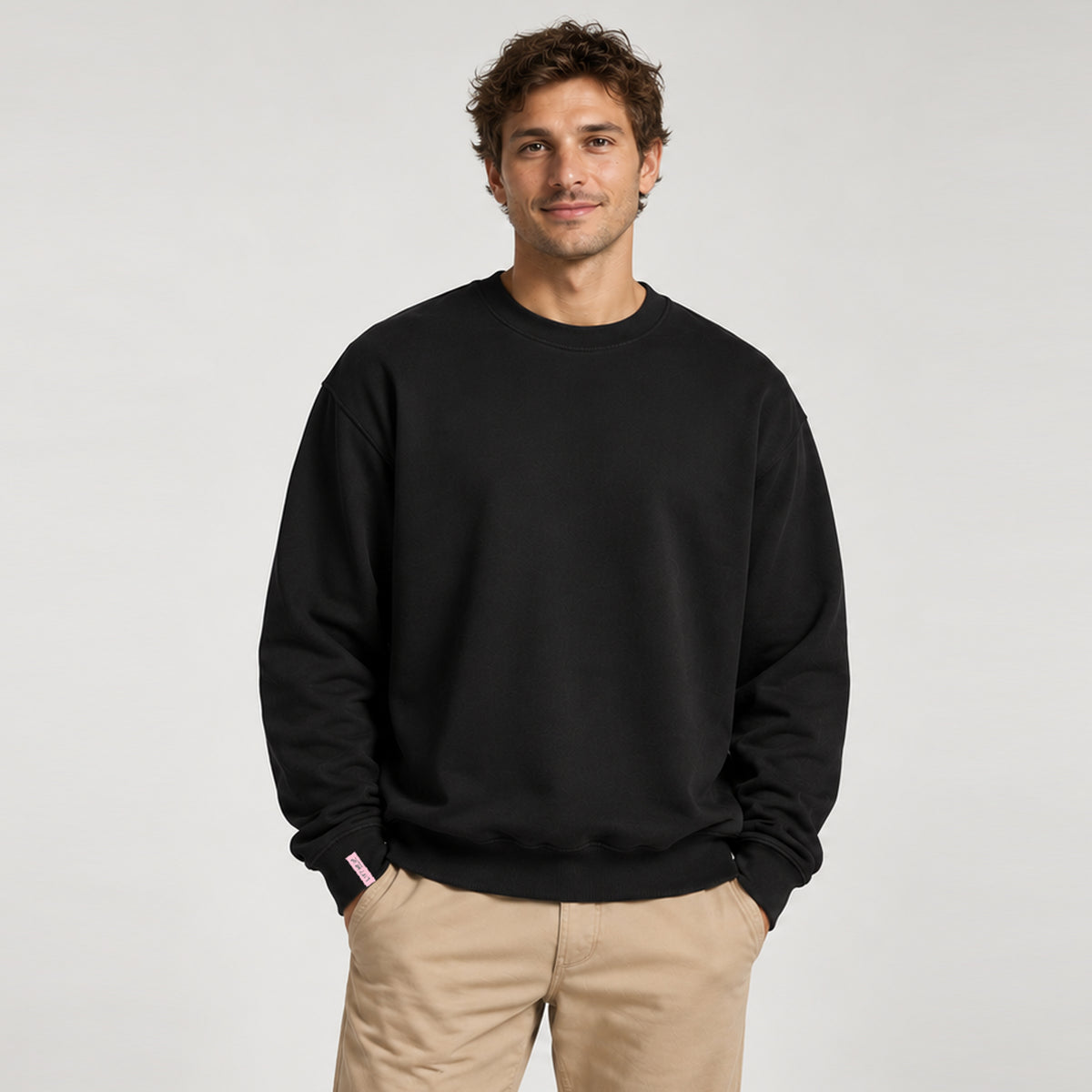Lift Me Up – Men’s Black Petřín Funicular Sweatshirt